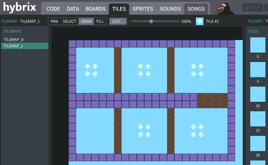 Drawing a second tilemap