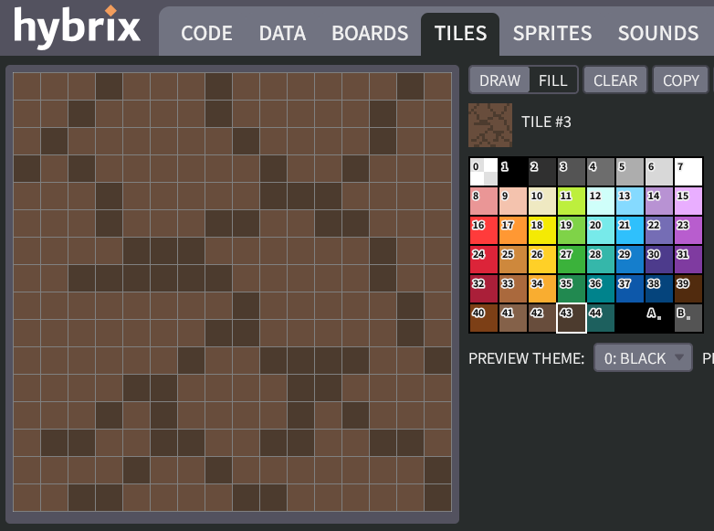 Tile #3 as "brittle" tile